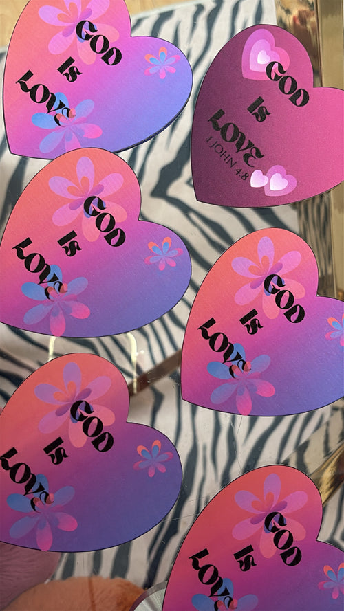 God is Love stickers